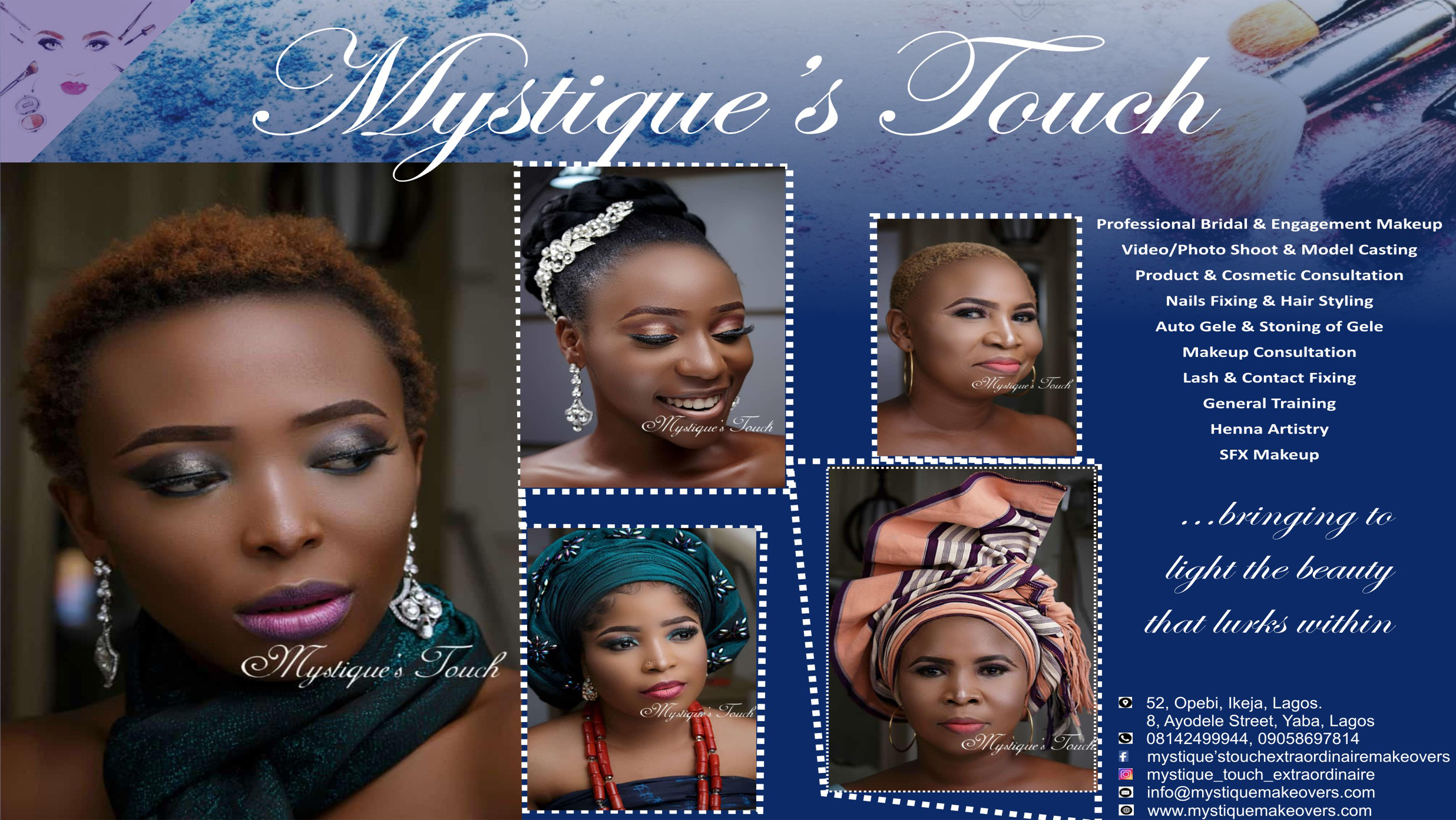 Top 10 Make-up in Lagos | Top 10 Gele Maker in Lagos | Top 10 Gele Maker in Abuja | Top 10 Gele Maker in Uyo | Top 10 Make-up in Uyo | Top 10 Make-up Training in Lagos | Top 10 Make-up Artist Training in Abuja | Top 10 Make-up Artist Training in Uyo | Top 10 Make-up Artist in Uyo | Top 10 Make-up Artist in Abuja | Top 10 Make-up in Abuja | Top 10 Make-up Artist in Lagos | MYSTIQUE EXTRAORDINAIRE MAKEOVERS | top 10 makeup artist in lagos | Top 10 Makeup Artist in Lagos | SFX Makeup
